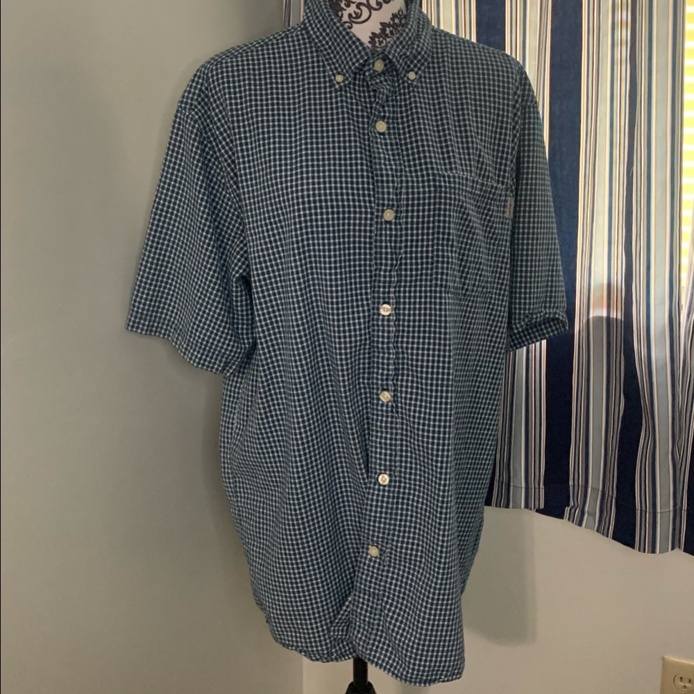 3/$20 Sale! Carhartt Checkered Print Button Up Shirt